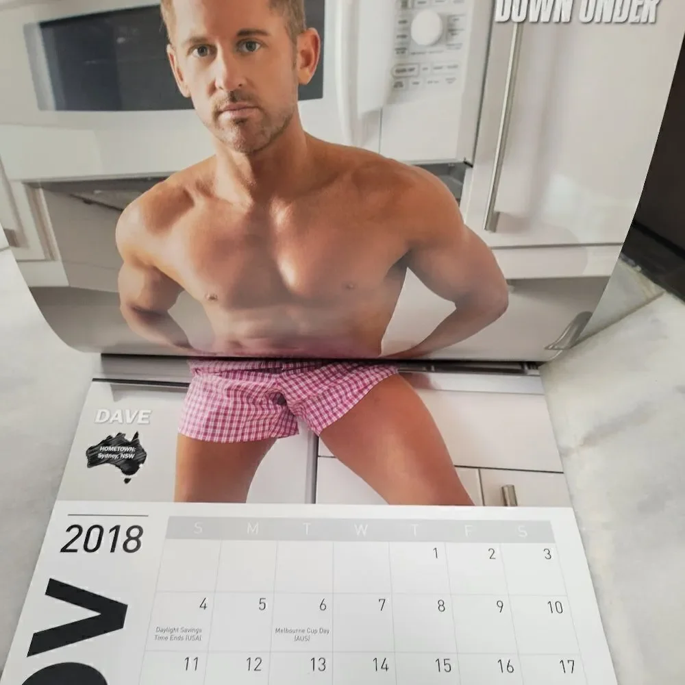 Thunder from Down Under Roadtrip to Vegas 2019 Wall Calendar